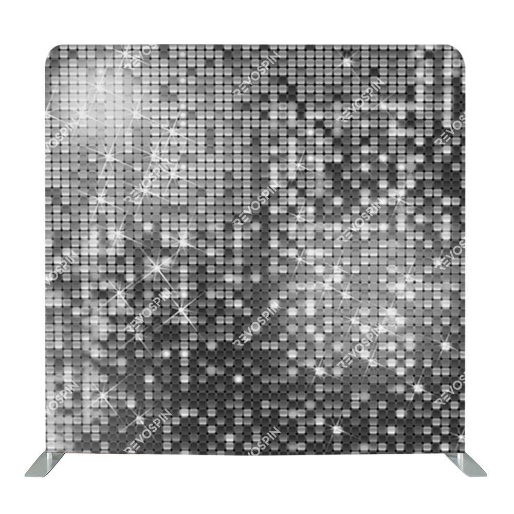 Shiny Silver Large Sequins Backdrop